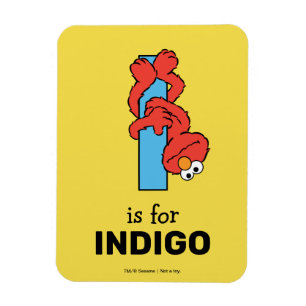 Magnet Flexible Elmo Alphabet Je Bleu