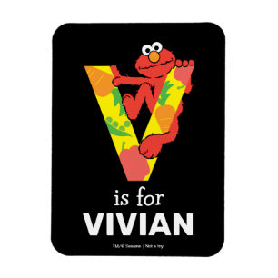 Magnet Flexible Elmo Alphabet   V Légume