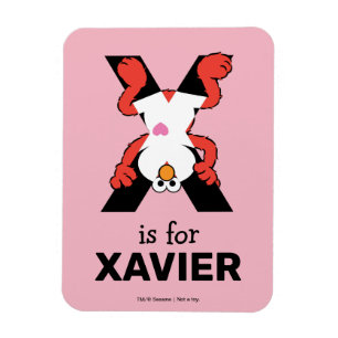 Magnet Flexible Elmo Alphabet X Rayon X