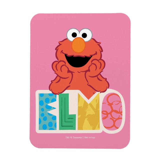 Magnet Flexible Elmo Mignon & Amusant (Vertical)
