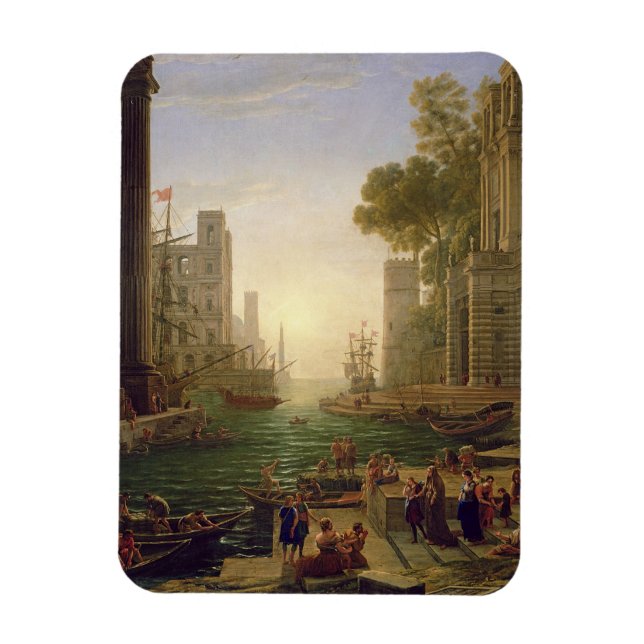 Magnet Flexible Embarquement de St. Paula Romana à Ostia, 1637-39 (Vertical)