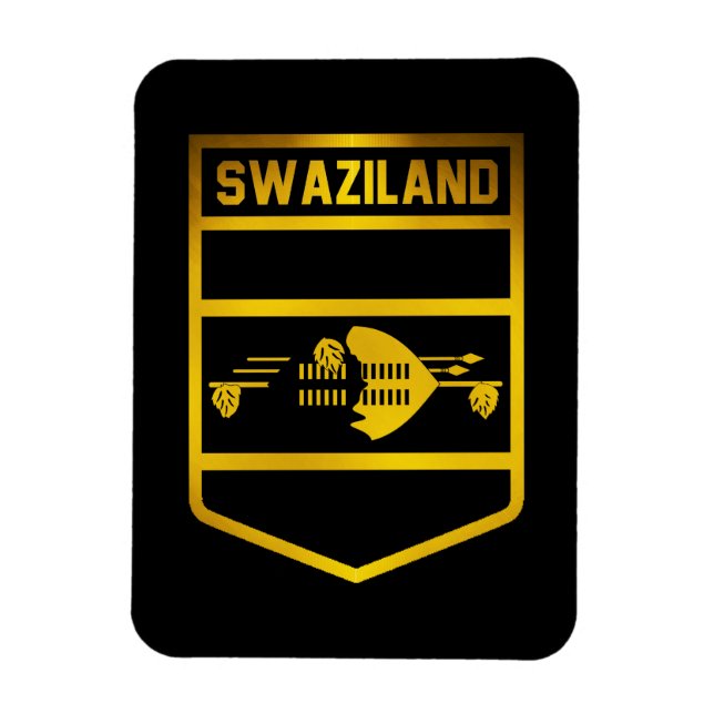 Magnet Flexible Emblème du Swaziland (Vertical)