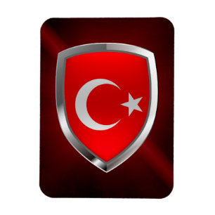 Magnet Flexible Emblème métallique de Turquie