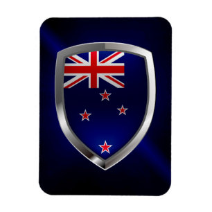 Magnet Flexible Emblème métallique néo-zélandais