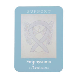 Magnet Flexible Emphysema Sensibilisation Ruban Angel Personnalisé