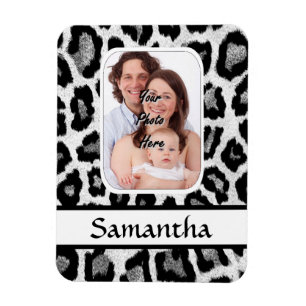 Magnet Flexible Empreinte de léopard noir et blanc