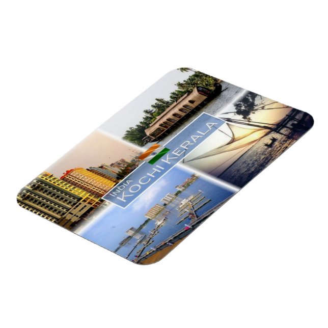 Magnet Flexible EN Inde - Kochi Cochin Kerala - Houseboa - (Côté Gauche)