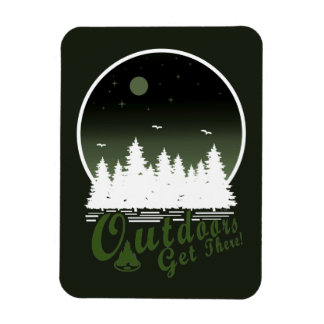 Magnet Flexible En Plein Air Y Arrivez Vert Minuit