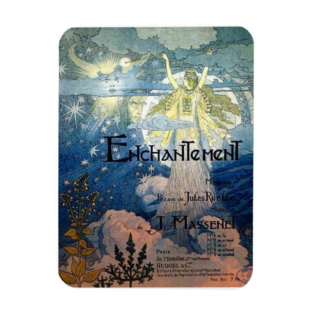 Magnet Flexible Enchanter magie Art nouveau (Vertical)