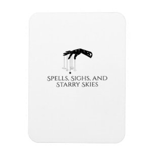 Magnet Flexible Encre Whimsigoth – Forêts Mystiques, Lunes & Magie