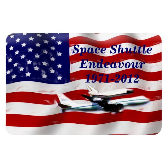 Magnet Flexible Endeavor-USA,1971-2012_Magnet Flexi Premium (Horizontal)