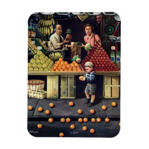Magnet Flexible Enfant en bas âge et oranges
