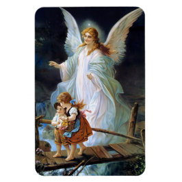 Magnet Flexible Enfants Ange gardien avec ailes blanches