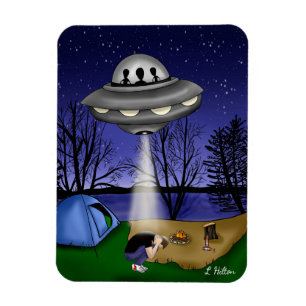 Magnet Flexible Enlèvement Extraterrestre d'OVNI Alien