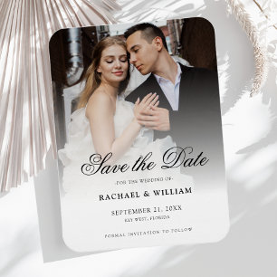 Magnet Flexible Enregistrer la photo Mariage date