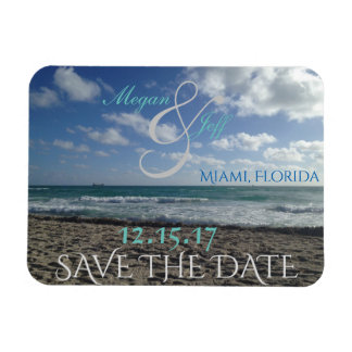Magnet Flexible Enregistrer l'aimant Date Beach
