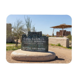 Magnet Flexible Entrée Grand House, Casa Grande Ruines Monument