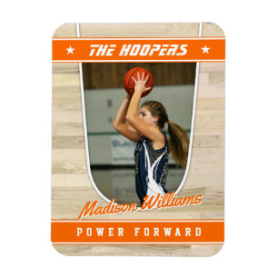 Magnet Flexible Équipe de basket-ball personnalisable souvenir ora
