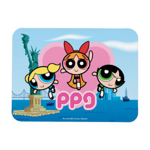 Magnet Flexible Équipe de filles Powerpuff stupéfiant