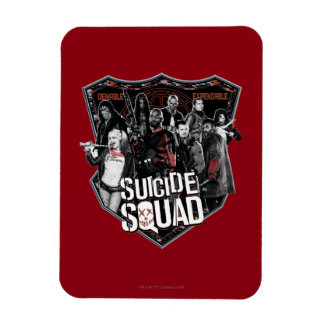 Magnet Flexible Équipe de suicide | Badge de groupe photo