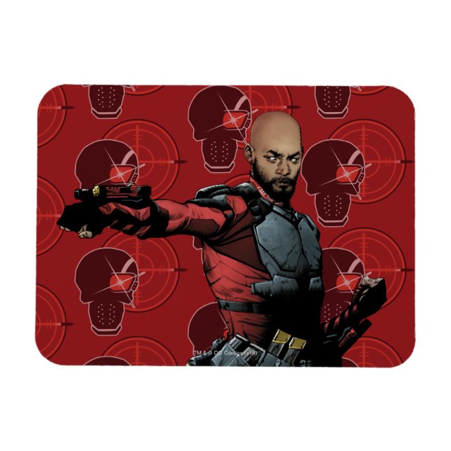 Magnet Flexible Équipe de suicide | Deadshot Comic Book Art (Horizontal)