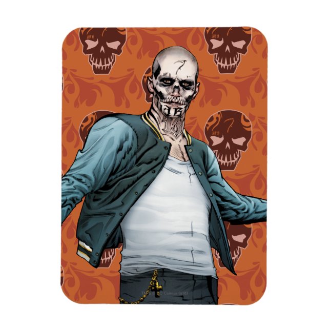 Magnet Flexible Équipe de suicide | El Diablo Comic Book Art (Vertical)