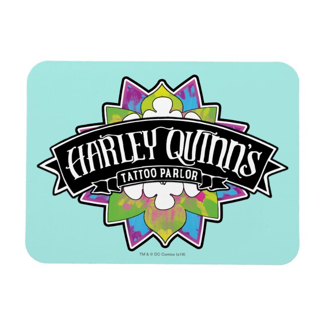 Magnet Flexible Équipe de suicide | Harley Quinn's Tattoo Parlor L (Horizontal)