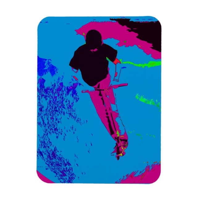 Magnet Flexible équitation de la Galaxie - Scooter Rider Puzzle (Vertical)