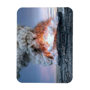 Magnet Flexible Eruption du volcan Kilauea à Hawaï,