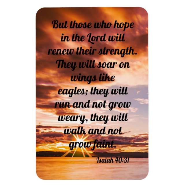 Magnet Flexible Ésaïe 40:31 (Vertical)