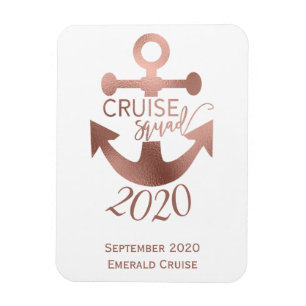 Magnet Flexible Escouade de croisière personnalisée Voyage en fami