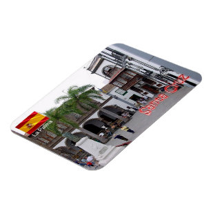 Magnet Flexible Espagne - Îles Canaries - La Palma - Père Noël Cru