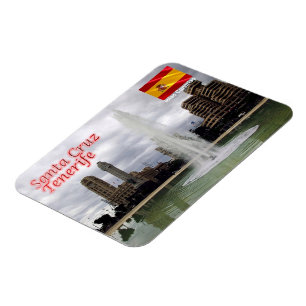 Magnet Flexible Espagne - Îles Canaries - Tenerife - Père Noël Cru