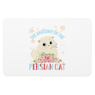 Magnet Flexible esthétique du chat, L'anatomie du chat perse