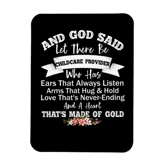 Magnet Flexible Et God Said Let There Be A Childcare (Vertical)