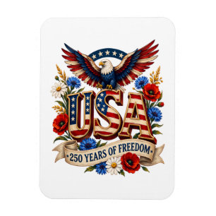 Magnet Flexible États-Unis 250 ans de liberté