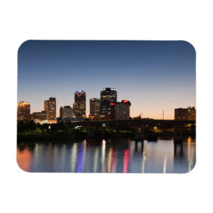 Magnet Flexible États-Unis, Arkansas, Little Rock, City Skyline