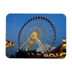 Magnet Flexible États-Unis, Illinois, Chicago, Villes, Éclairage