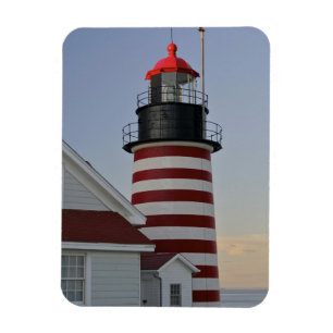 Magnet Flexible États-Unis, Maine, Lubec. Le phare de West Quoddy