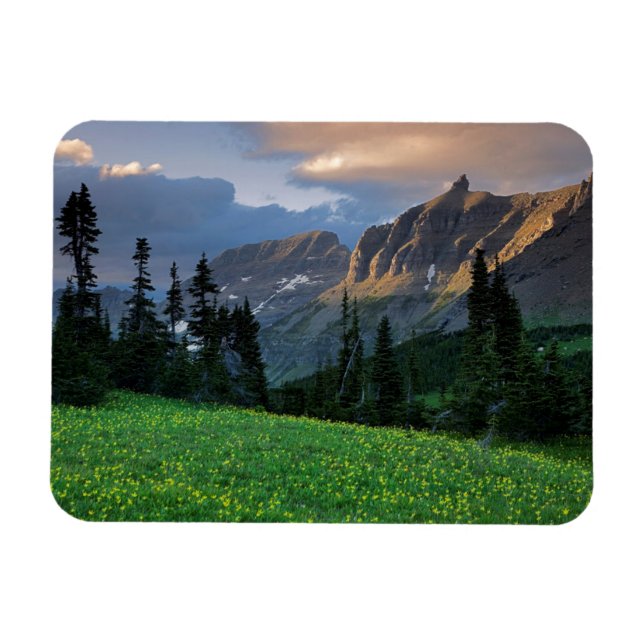 Magnet Flexible États-Unis, Montana, Parc national des Glaciers, L (Horizontal)
