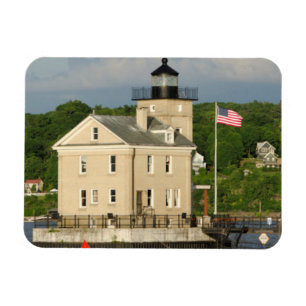 Magnet Flexible États-Unis, New York, Kingston, Hudson River. Ron