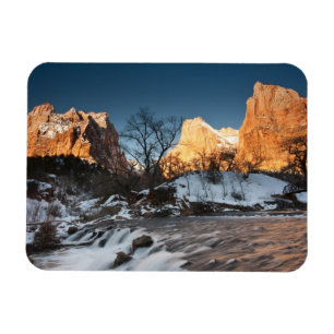 Magnet Flexible États-Unis, Utah, Zion National Park. Sunrise des