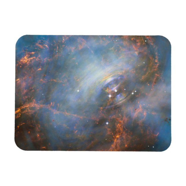 Magnet Flexible Étoile Centrale De Neutron Dans La Nebula Du Crabe (Horizontal)