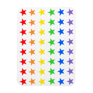 Magnet Flexible étoiles Rainbow