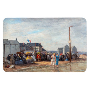 Magnet Flexible Eugene Boudin - Temps de baignade à Trouville