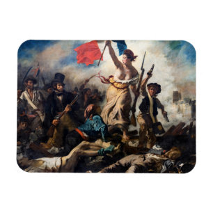 Magnet Flexible Eugene Delacroix - Liberté À La Tête Du Peuple