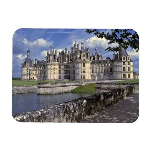 Magnet Flexible Europe, France, Chambord. Château imposant (Horizontal)