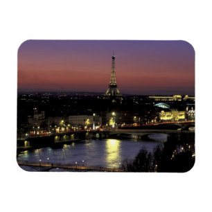 Magnet Flexible Europe, France, Paris, Vue du coucher de soleil su