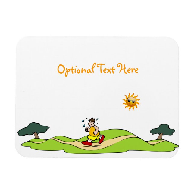 Magnet Flexible Exercice d'été Funny Aimant flexible (Horizontal)