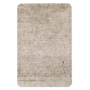 Magnet Flexible Exonération De La Magna Carta De 1215 Coton MS